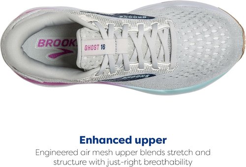 Brooks Women's Ghost 16 Running Shoes - Lightweight Comfort & Support | Ideal for Neutral Runners