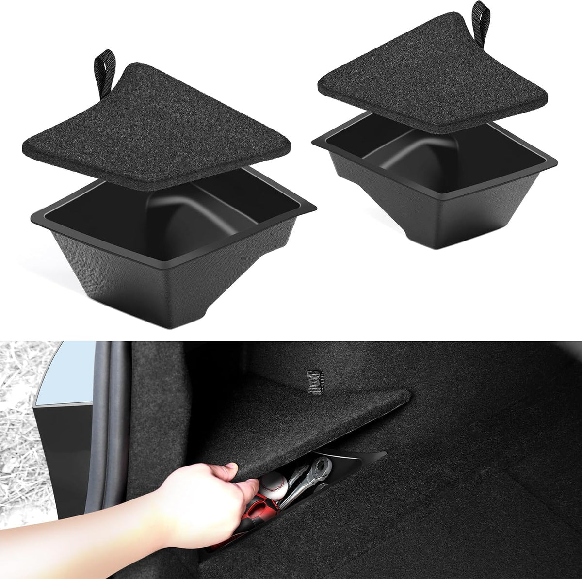 Trunk Organizer for 2024 2026 Tesla Model 3 Highland Accessories
