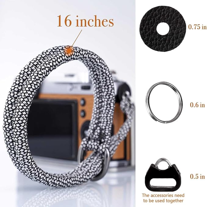 AQAREA Wrist Strap for DSLR/Mirrorless Camera, Quick Release Hand Strap
