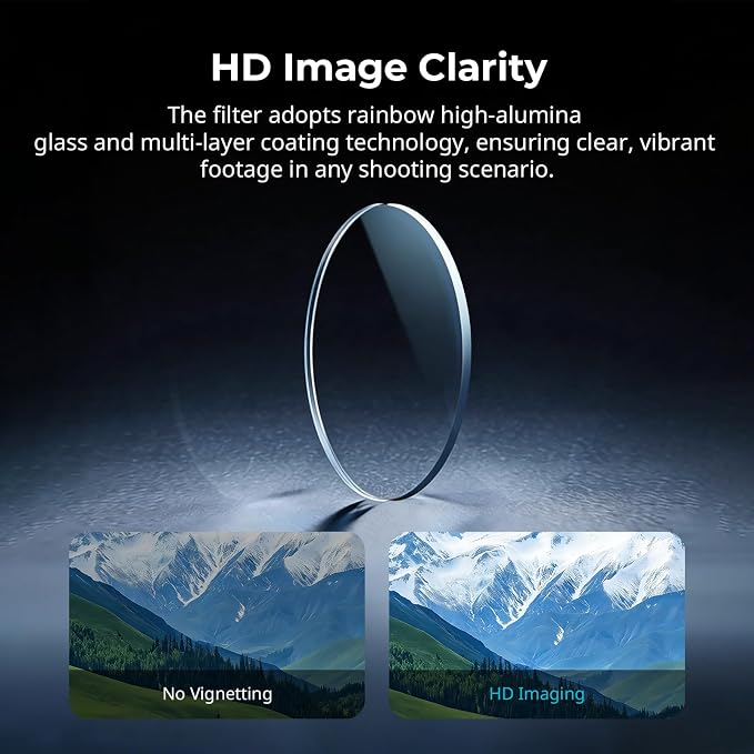 SmallRig CPL Filter for DJI Osmo Action 6, Circular Polarizer Lens