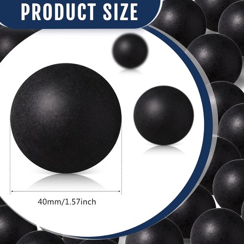 Hanaive 100 Pack Table Tennis Balls - Multi-Colored 40mm Washable Plastic Balls for Parties & Games