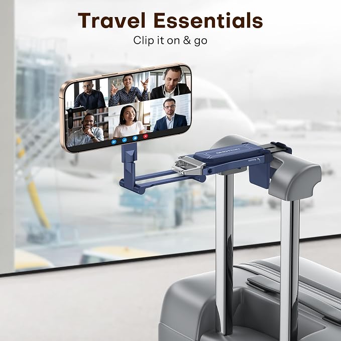 OMOTON TP02 360°Rotating for MagSafe Tripod Mount, Adjustable Aluminum Magnetic