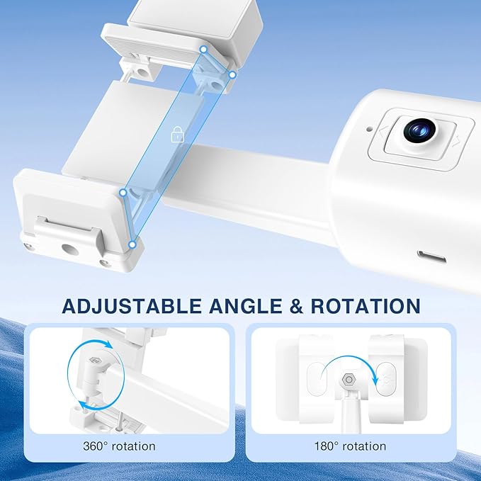 Auto Face Tracking Tripod 360° Rotating Cell Phone Photo and Video Kits Stand