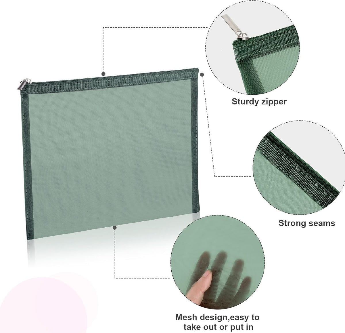 Boao 6 Mesh Zipper Travel