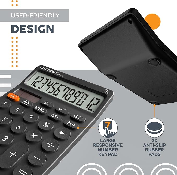 CATIGA 12 Digit Desktop Calculator