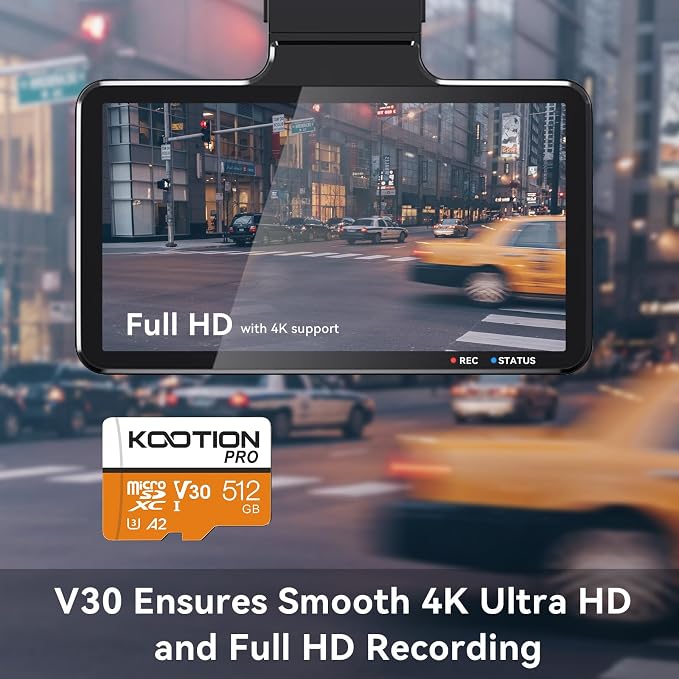 KOOTION 512GB Micro SD Card Up to 170MB/s, microSDXC UHS-I Memory Card