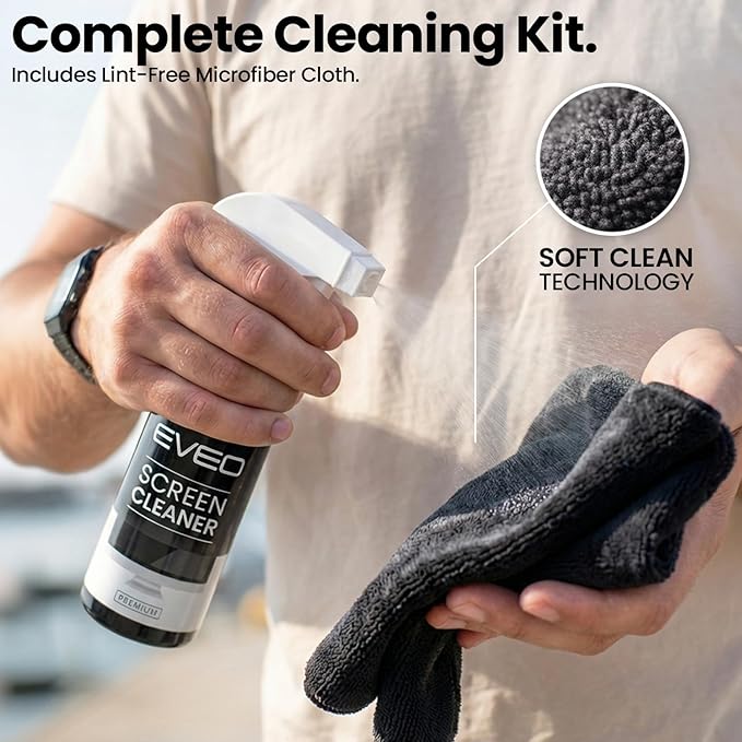 EVEO® Screen Cleaner Spray Kit TV Screen Cleaner