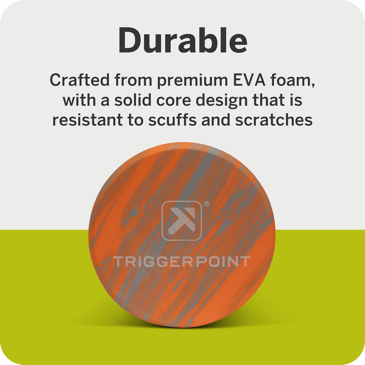 TriggerPoint Foundation Roller - Premium EVA Foam Muscle Recovery Roller | Soft Compression for Injury Prevention, Travel-Friendly