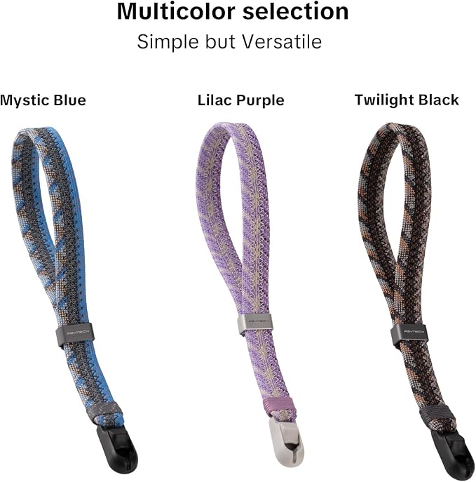 PGYTECH Camera Wrist Strap Slim Trendy Style, Adjustable Quick Release