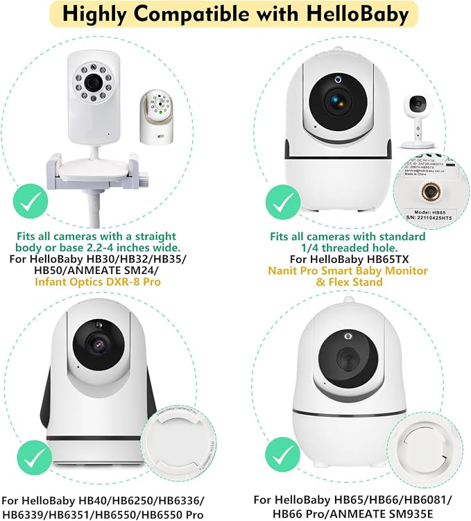 Baby Monitor Floor Stand Mount Compatible