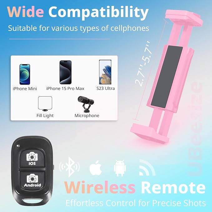UBeesize 88’’ Flexible Phone Tripod