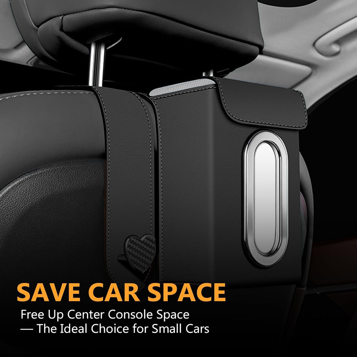 Car Tissue Holder Backseat Organizer Universal Fit Fits 100 Tissues