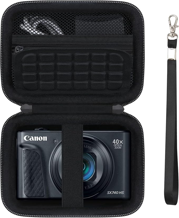 Hard Carrying Case for Canon PowerShot SX740 HS/ELPH 360 HS/ SX730 HS/ SX720