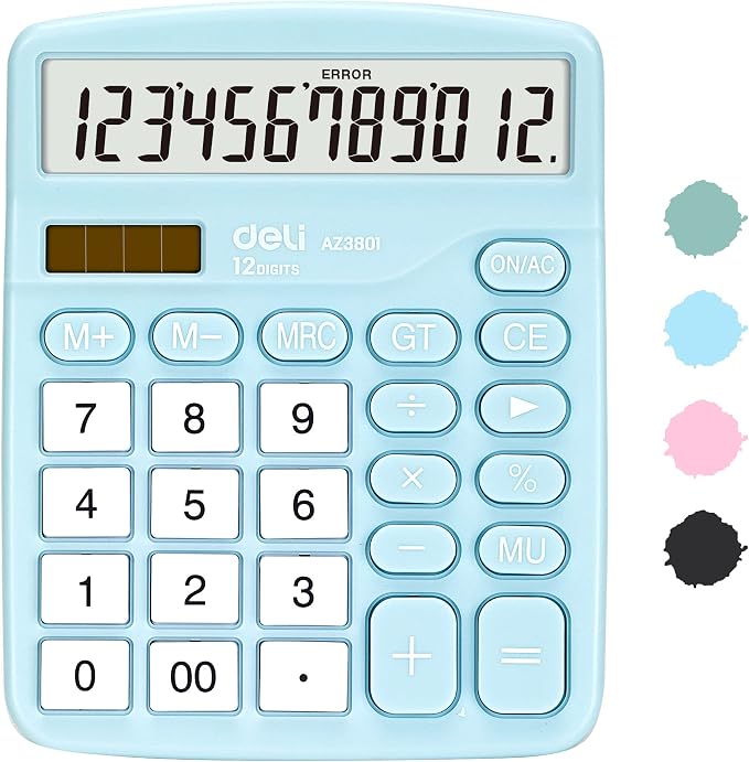 Calculator, Deli Standard Function Desktop Calculators