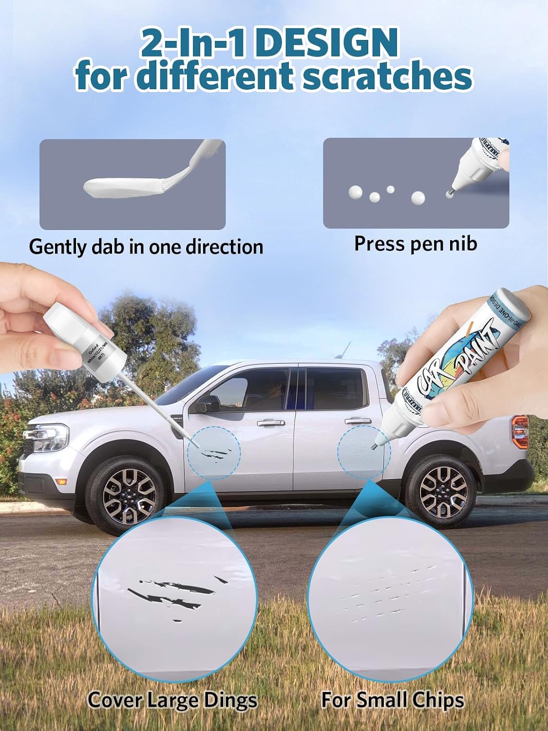 Twilight Blue Metallic(H1Q) Touch Up Paint for Subaru, Color Exact Match Car Paint Scratch Repair Remover Pen Kit Quick & Easy to Fix Vehicle Chips and Automotive Nicks Scuff