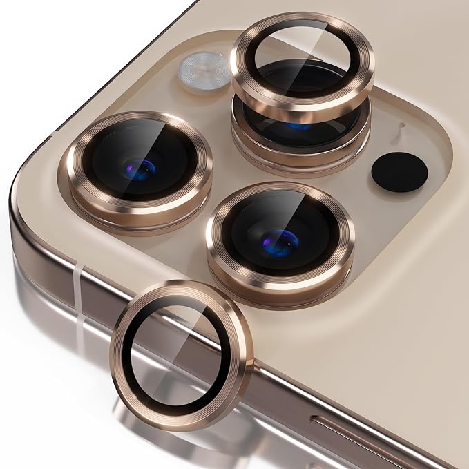 Misea Compatible for iPhone 16 Pro/iPhone 16 Pro Max Camera Lens Protector
