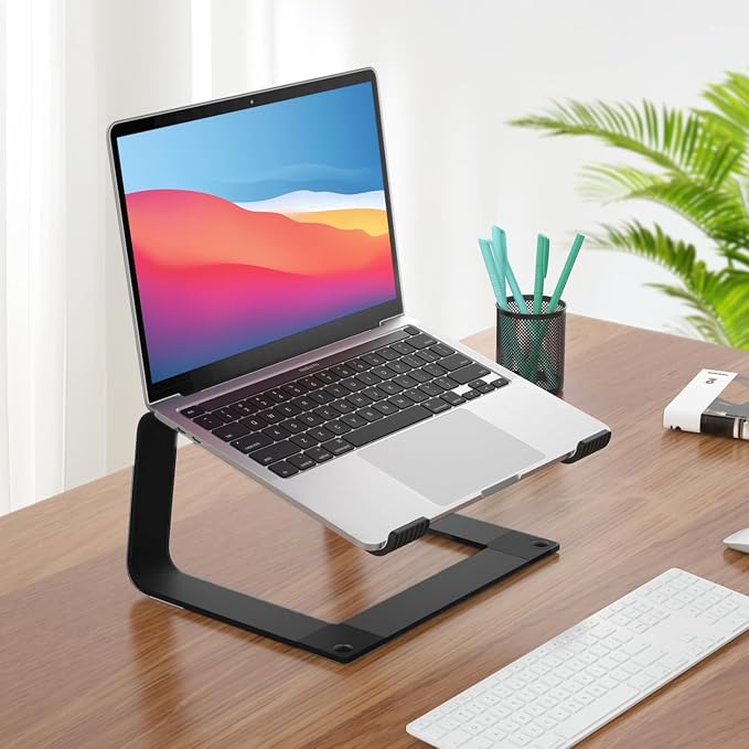 Laptop Stand for Desk Detachable Aluminum Computer Riser Portable Metal
