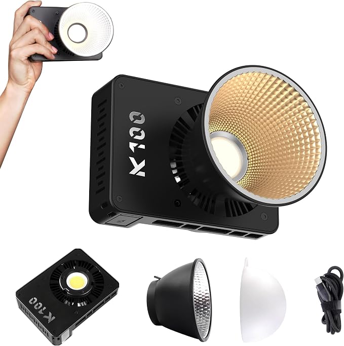 Walking Way Led 100W Video Camera Light Kit, 2800K-6800K Bi-Color Continuous