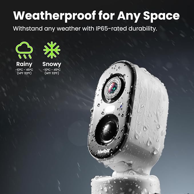 Kiwibit Solar Security Cameras Wireless Outdoor, 2K Magnetic Installation