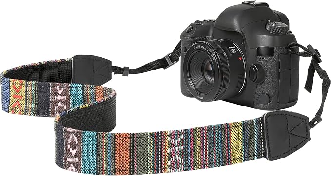MoKo Camera Strap, Retro Cotton Canvas Woven Strap Universal Shoulder Neck