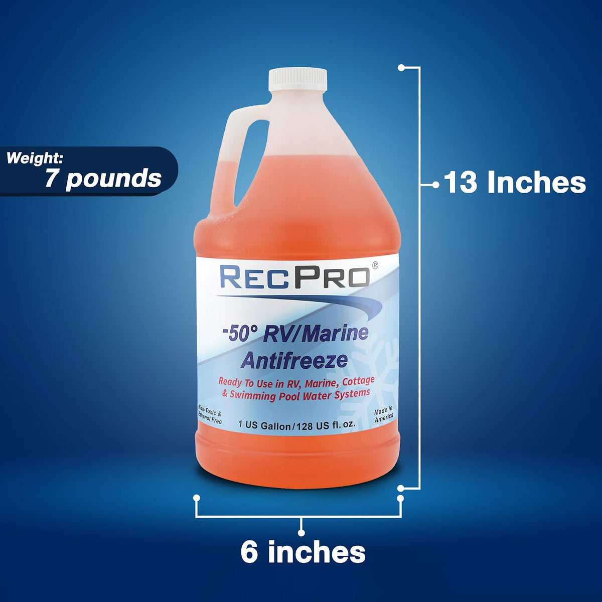 RecPro RV Antifreeze -50°F Protection Non-Toxic (2 Pack)