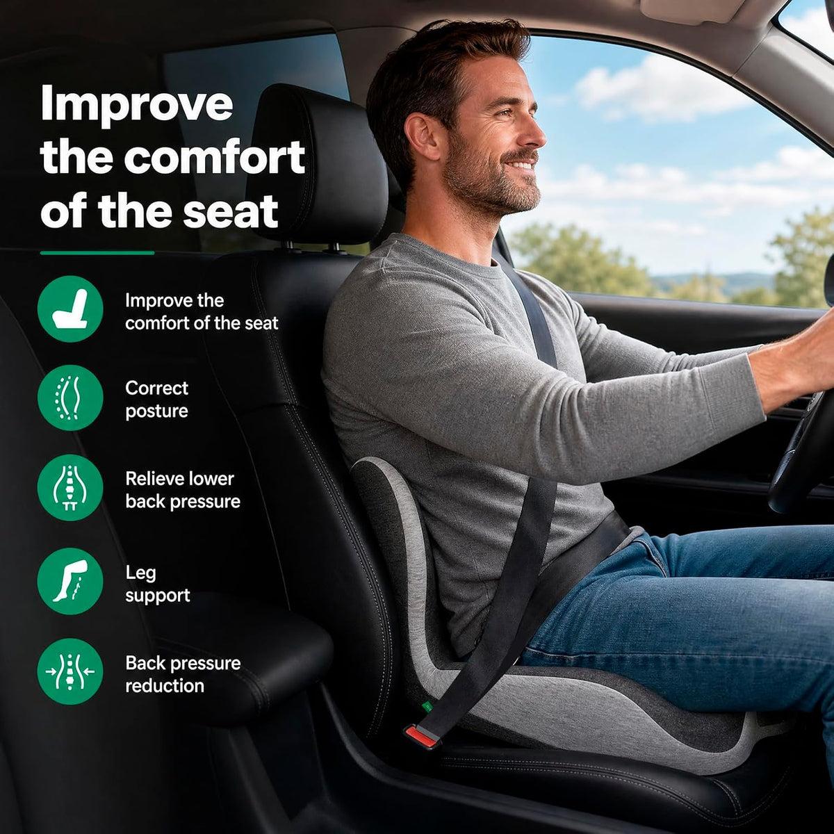 Car Seat Cushion For Long Driving，Office Chair Cushions For Back And Butt