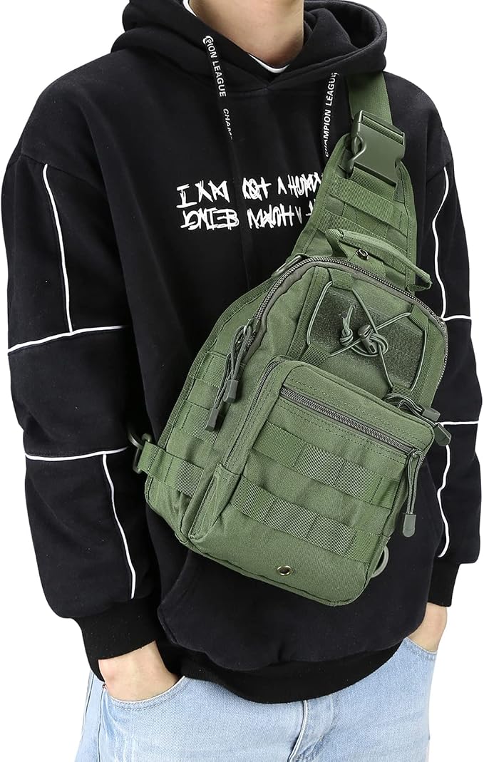 G4Free Outdoor Tactical Bag Backpack, Military Sport Bag Pack Sling Shoulder