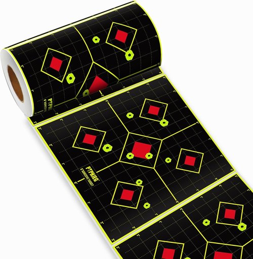 Bull's-Eye Multicolor Splatter Targets - Ideal for Indoor & Outdoor Shooting Practice