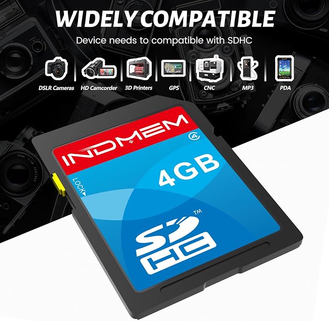 SD Card 4GB, 10 Packs Class 4 4GB Flash Memory Card MLC Standard Secure Digital
