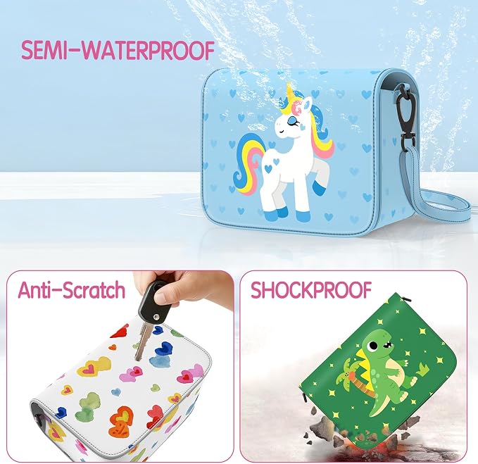 Kids Instant Print Camera Case Bag Compatible