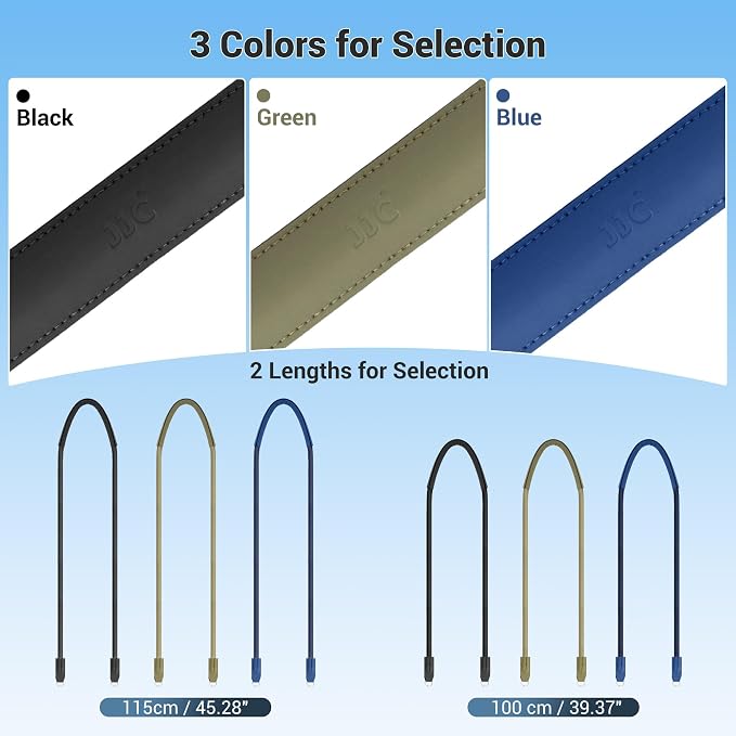 JJC 100cm Braided Rope Camera Strap, Soft Neck Shoulder Strap
