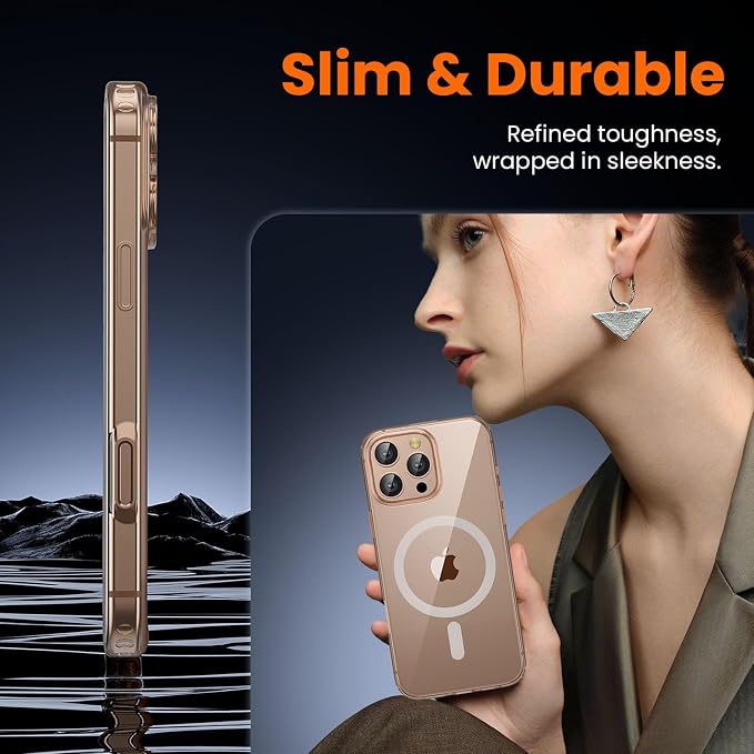 toushion 3 in 1 for iPhone 16 Pro Case Clear