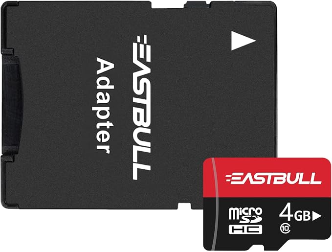 EASTBULL 4GB 5-Pack of Micro SD Cards, 4GB SD Cards Pack Full HD Video 90MB/s