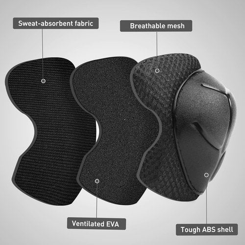 KUYOU Kids Protective Gear Set - Knee & Elbow Pads for Roller Skating, Cycling, BMX, and Scooters