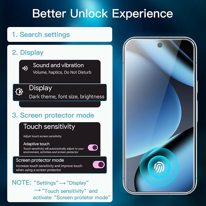 JETech Screen Protector for Google Pixel 10 Pro XL
