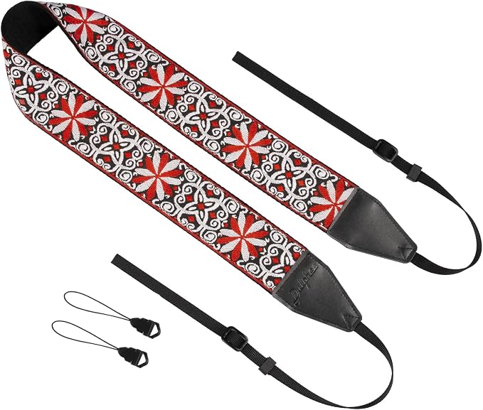 Camera Strap, Jacquard Weave 2" Shoulder Neck Straps
