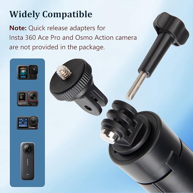 HSU Tripod Stand + Selfie Stick Pole