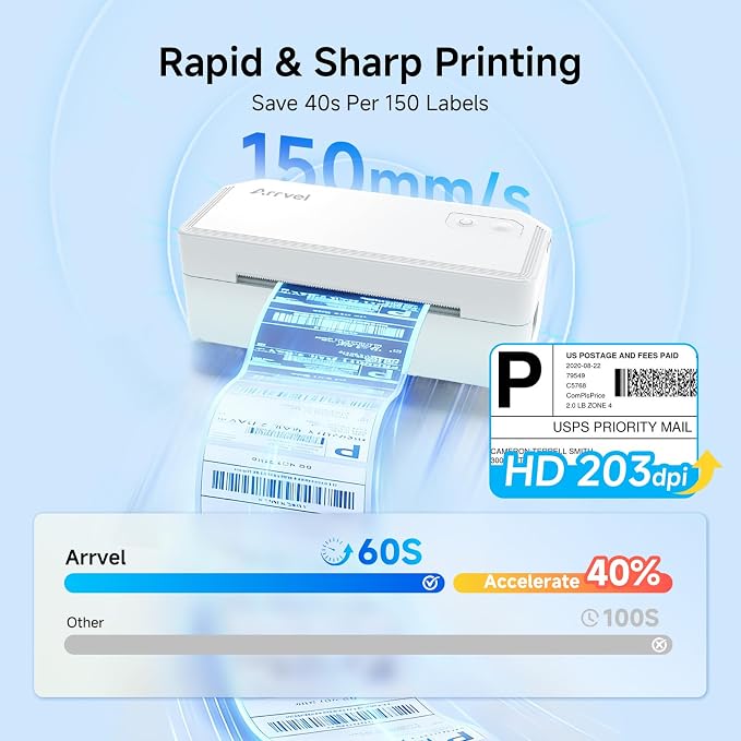 Bluetooth Thermal Label Printer