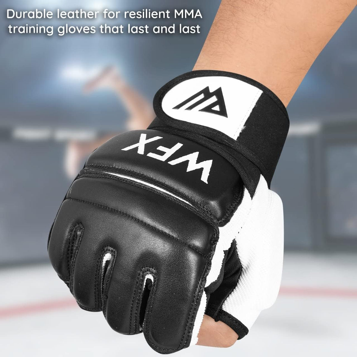 WFX Boxing Gloves - Durable MMA Training Mitts for Karate, Taekwondo & Muay Thai | Synthetic Material