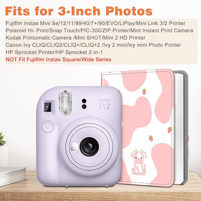 Fintie Instax Mini Photo Album for 2x3-Inch Film