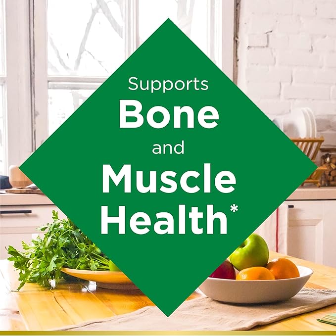 Nature's Bounty Magnesium Supplements 500mg Tablets, Support Bone & Muscle Health, 200 Count (Pack of 2)