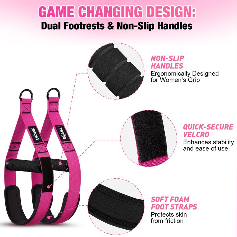 Pull Up Assistance Bands for Women, Heavy Duty Resistance Bands with Handles, Exercise Band with Door Anchor, Workout Band Set for Pull Up Bar, Full Body Sculpting,Muscle Training, Recovery, Home Gym