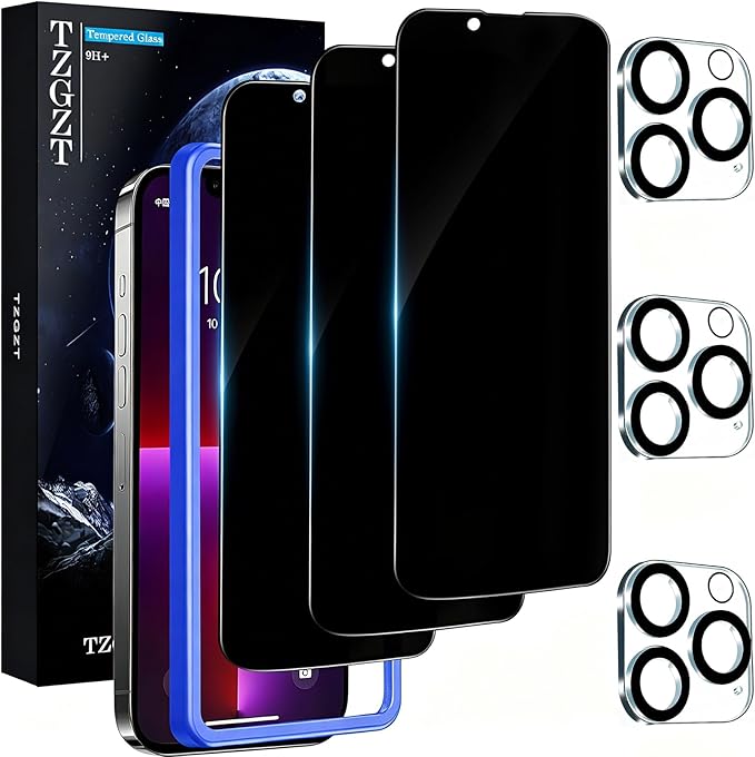 TZGZT 3 Pack Privacy Screen Protectors