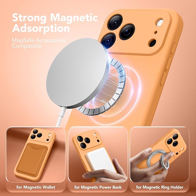 Magnetic for iPhone 17 Pro Case, Compatible