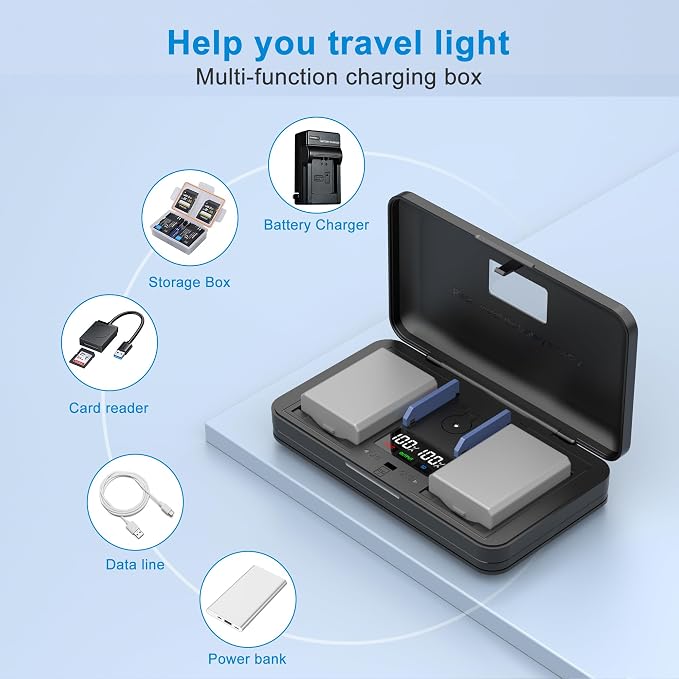 LP-E5 Camera Battery Multifunctional Charger Set Compatible
