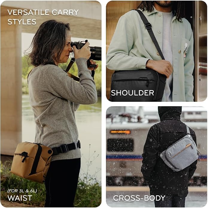 Peak Design Everyday Sling 6L, Padded Adjustable Shoulder Strap