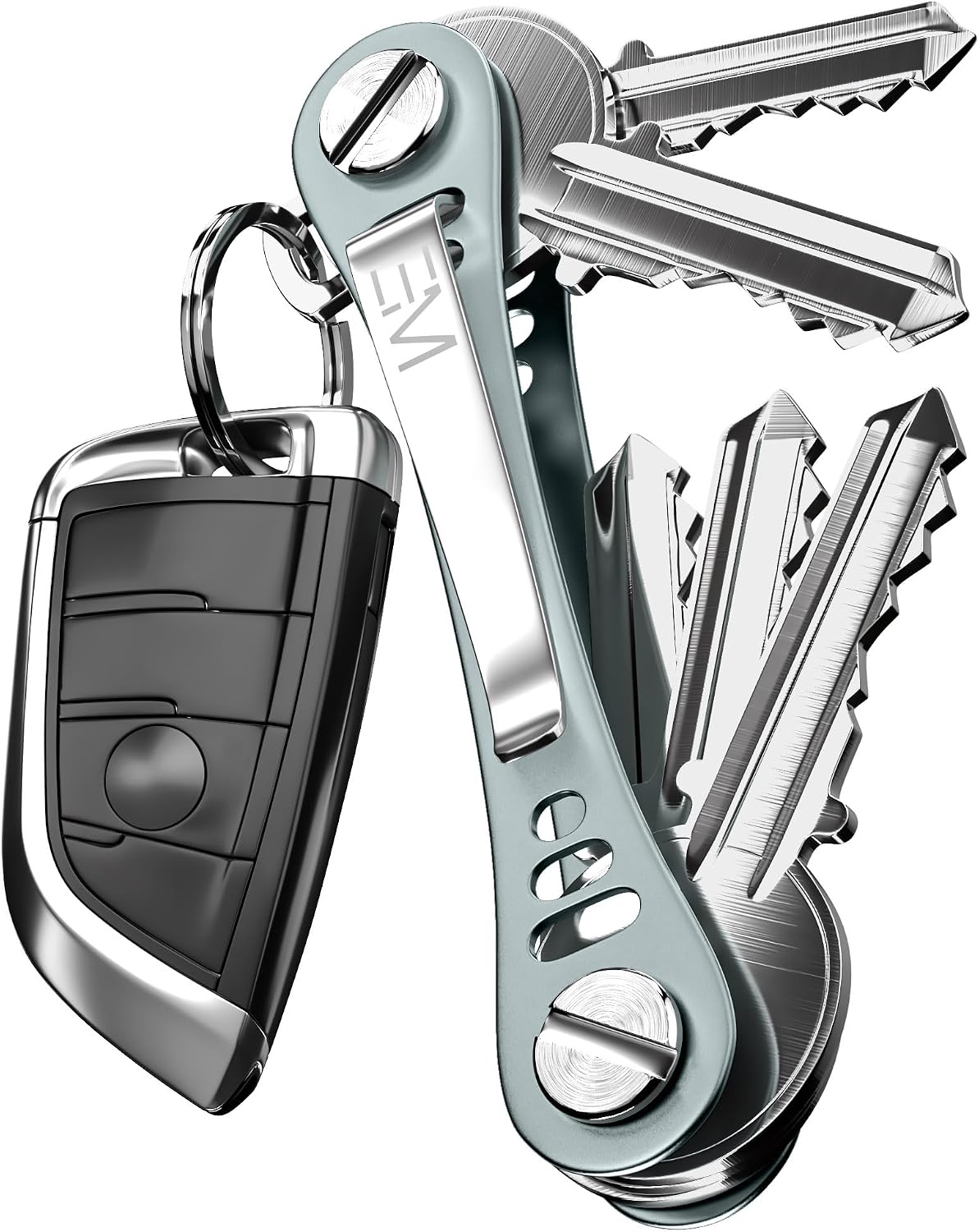 EM Compact Key Holder, Pocket Key Organizer, 14 Keys Key Bar