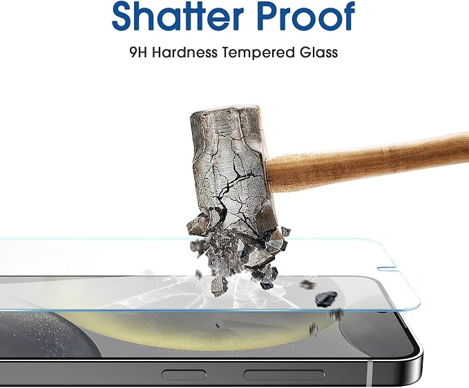 amFilm Auto-Alignment OneTouch for Samsung Galaxy S24 6.2" Screen Protector +