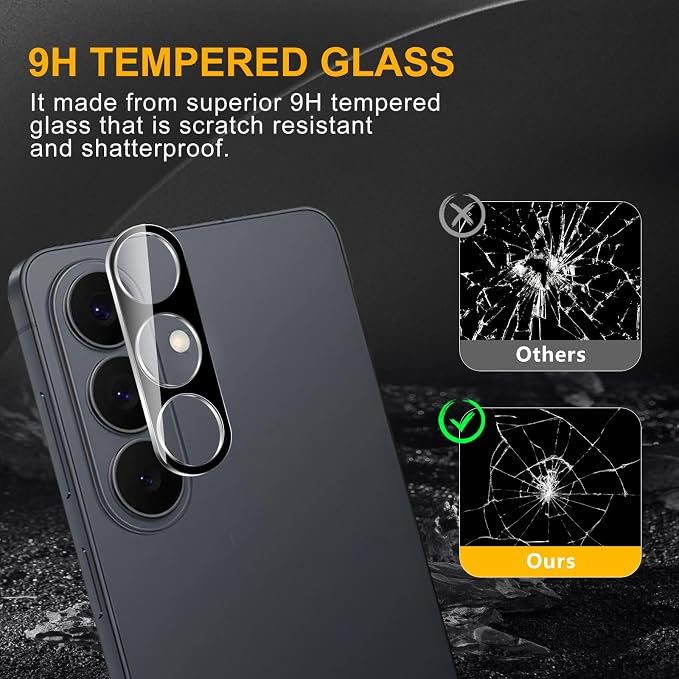 3 Pack Camera Lens Protector for Samsung Galaxy S26/S26 Plus/S26+, Tempered