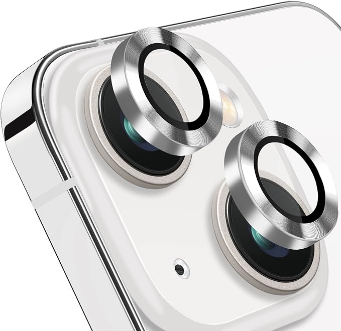Compatible with iPhone 15 and 15 Plus Camera Lens Protector, Anti-Scratch Lens